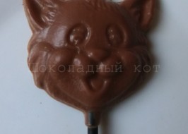 Шоколад «Котик на палочке»