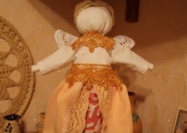 Кукла мотанка Рождественский ангелочек