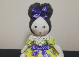 Интерьерная текстильная кукла  маша ручной работы