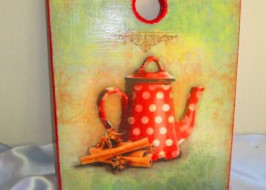°азделочная доска для кухни ′приятное чаепитие′,подарок маме,бабушке,жене