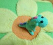 Динозаврик гаврик - вязаная игрушка ручной работы, амигуруми