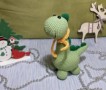 Динозаврик веня - вязаная игрушка ручной работы, амигуруми