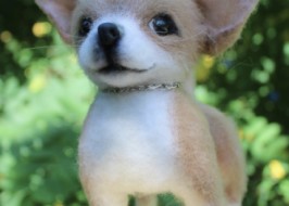 ·ихуахуа валяна уграшка собака унтер'ърна реалустична мунуатюра пес валяние ручна робота ·ихуахуа валяна уграшка собака унтер'ърна реалустична мунуатюра пес валяние ручна робота