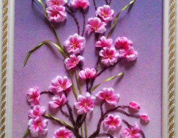 Картина цветущая сакура