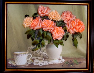 Картина «Розы к чаю»