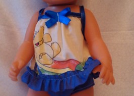 Одежда для кукол baby born: сарафан, панамка, трусики