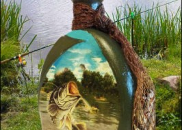 Подарочная бутылка «Клевого клева» - подарок рыбаку, сувенир для рыбака